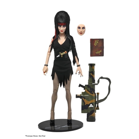 Elvira: Mistress of the Dark! (1988) 8" Commando Elvira Action Figure, by NECA