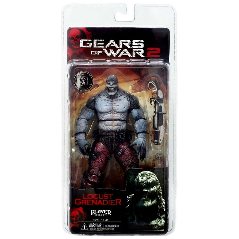 NECA ギアーズ・オブ・ウォー2 Grenadier Elite フィギュア NECA Gears of War 2 Series 4 Locust Grenadier Action Figure