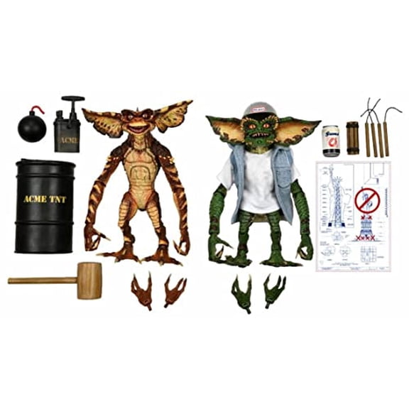 NECA Gremlins 2 Demolition Gremlins Ultimate 7IN AF 2PK