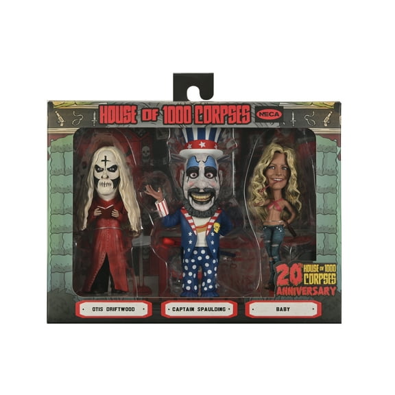 NECA - House Of 1000 Corpses Little Big Head 3Pk