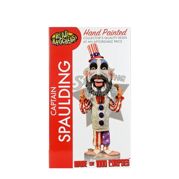 House of 1000 Corpses (2003) 7" Captain Spaulding Head Knocker Bobblehead, by NECA