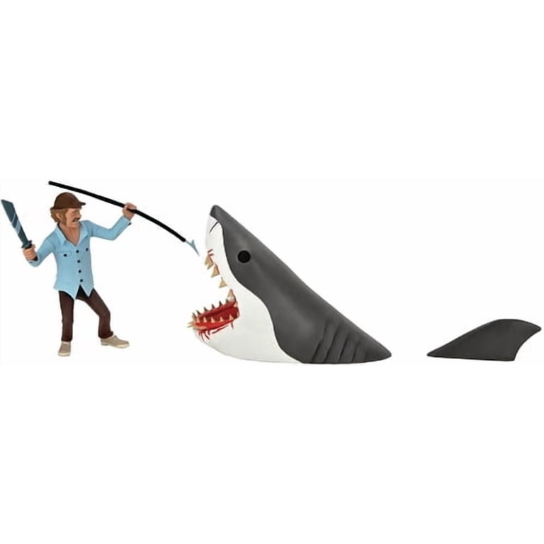 NECA Toony Terrors JAWS Quint & Shark Action Figure Toy 2-Pack