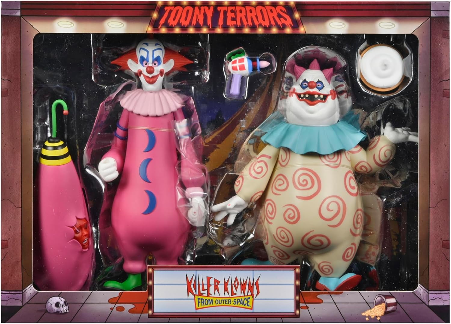 NECA - Toony Terror Killer Klowns from Outer Space - Slim & Chubby