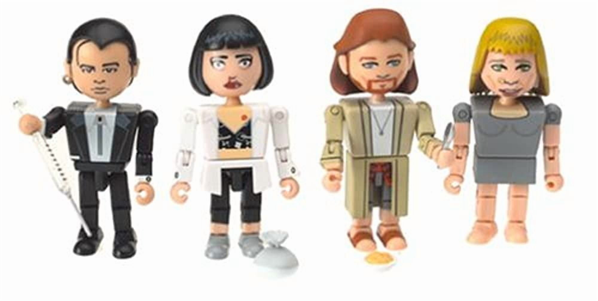 neca pulp fiction フィギュア NECA Pulp Fiction Geomes Overdose Mini Figure 4-Pack