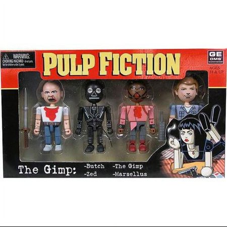 NECA Pulp Fiction Geomes The Gimp Mini Figure 4-Pack