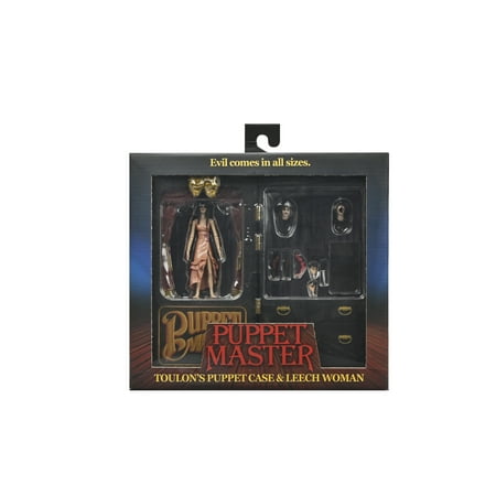 NECA - Puppet Master -7" Scale Action Figure - Leech Woman and Toulon's Puppet Case