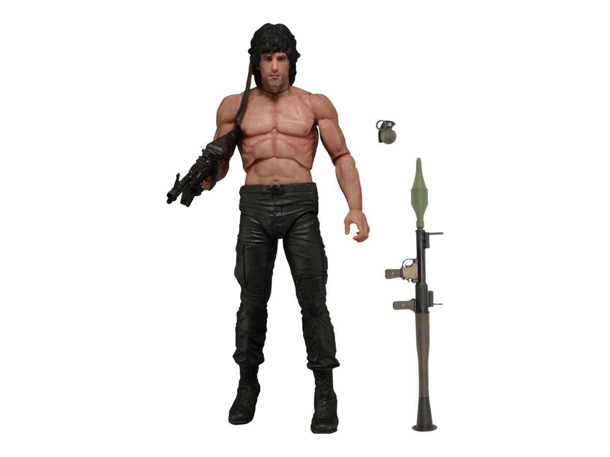NECA Rambo First Blood Part II Action Figure, 7 Inches, 25