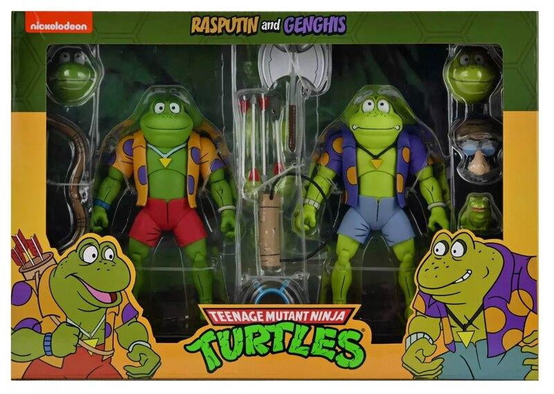 Teenage Mutant Ninja Turtles Genghis & Rasputin Frog Figure Set