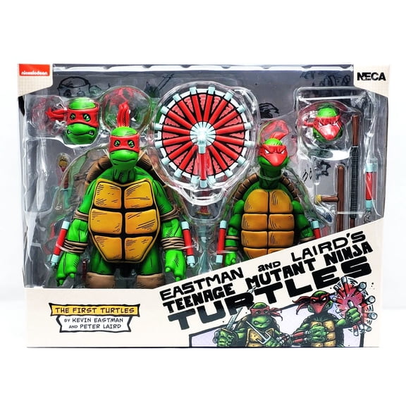NECA SDCC 2024 TMNT Eastman & Laird First Turtles Action Figure 2-Pack Exclusive