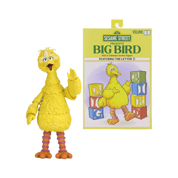 NECA Sesame Street Ultimate Big Bird 7 Inch Scale Action Figure with Accessories