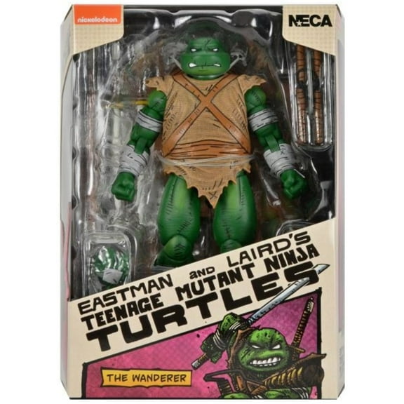 NECA TMNT Mirage Comics)Michelangelo The Wanderer Action Figure, (7")