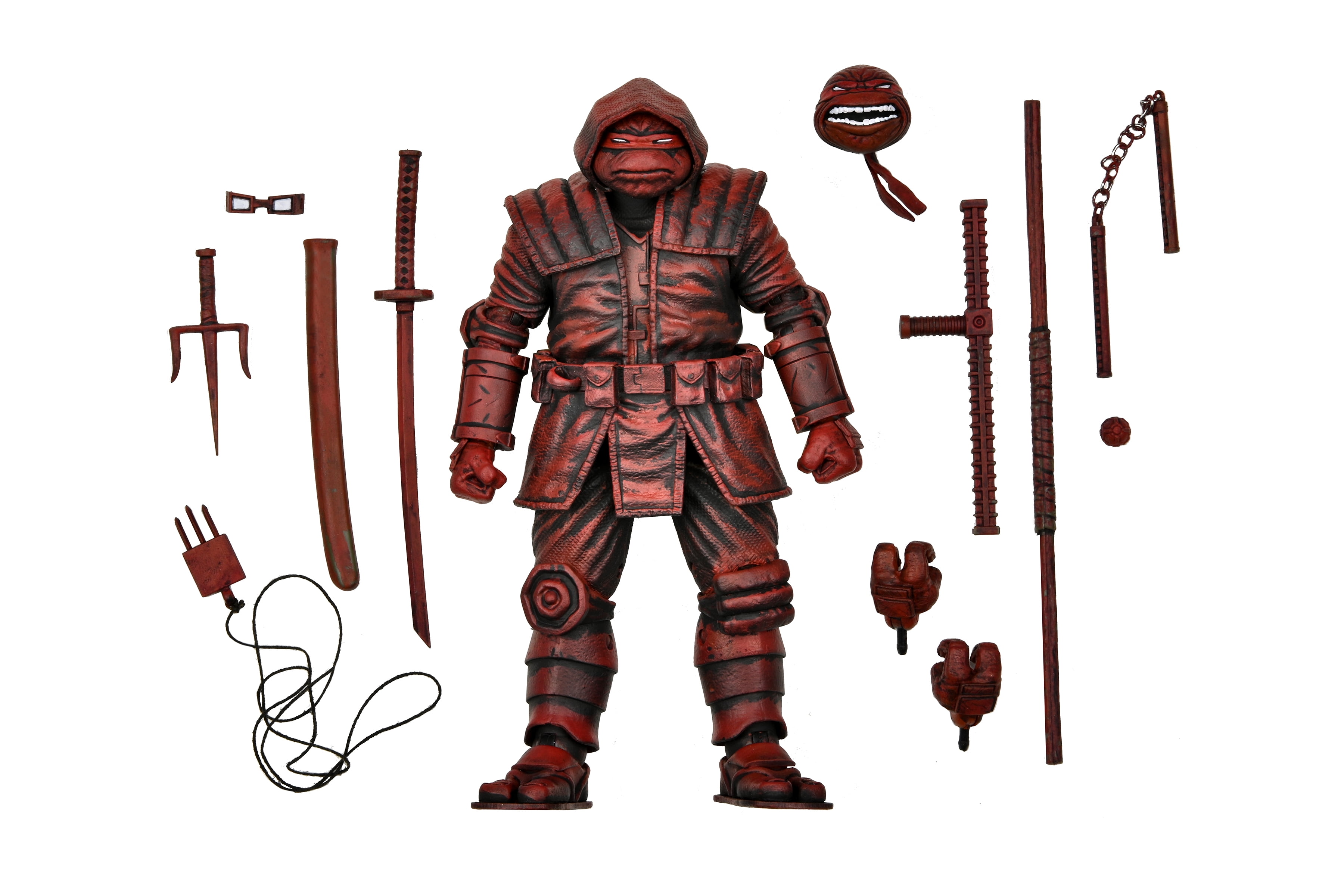 NECA Teenage Mutant Ninja Turtles The Last Ronin: Rogue Derelict Ultimate Action Figure with Interchangeable Head and Hands (7")