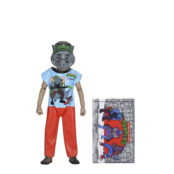 NECA - Teenage Mutant Ninja Turtles (1987 Cartoon) x Ben Cooper - 6" Clothed Figure - Rocksteady Costume Figure