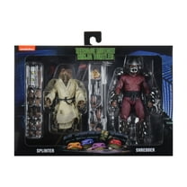 NECA - Teenage Mutant Ninja Turtles (1990 Movie) -7” Scale-Action Figure – Splinter and Shredder 2 Pack