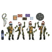 NECA - Teenage Mutant Ninja Turtles (1990 Movie) – Dimension X-Mas Vacation 7” - TMNT Holiday 4 Pack (Walmart Exclusive)