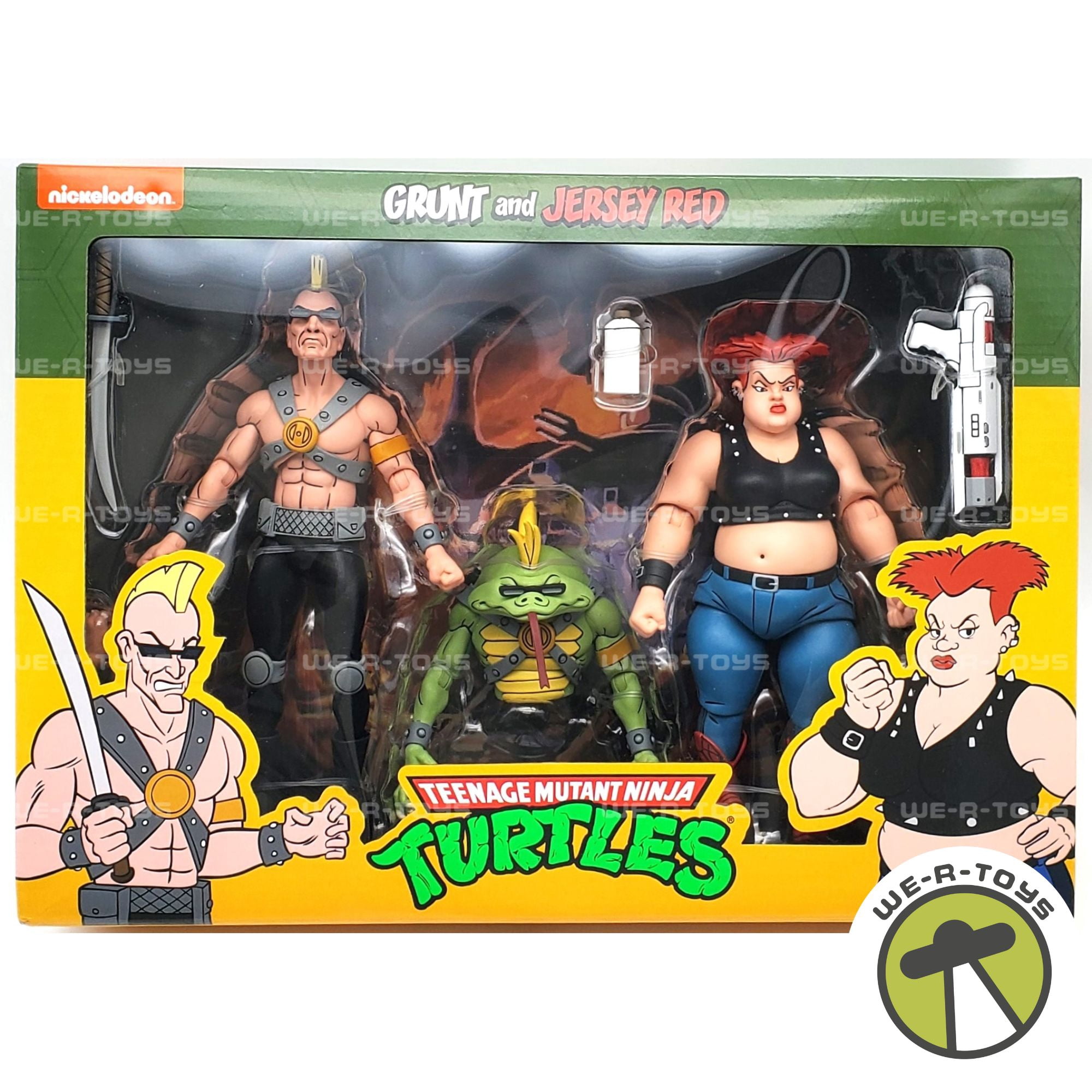 【NECA】新品 正規品 TMNT グラント＆ジャージー レッド タートルズ NECA TMNT Toys: Teenage Mutant Ninja Turtles Grunt & Jersey Red