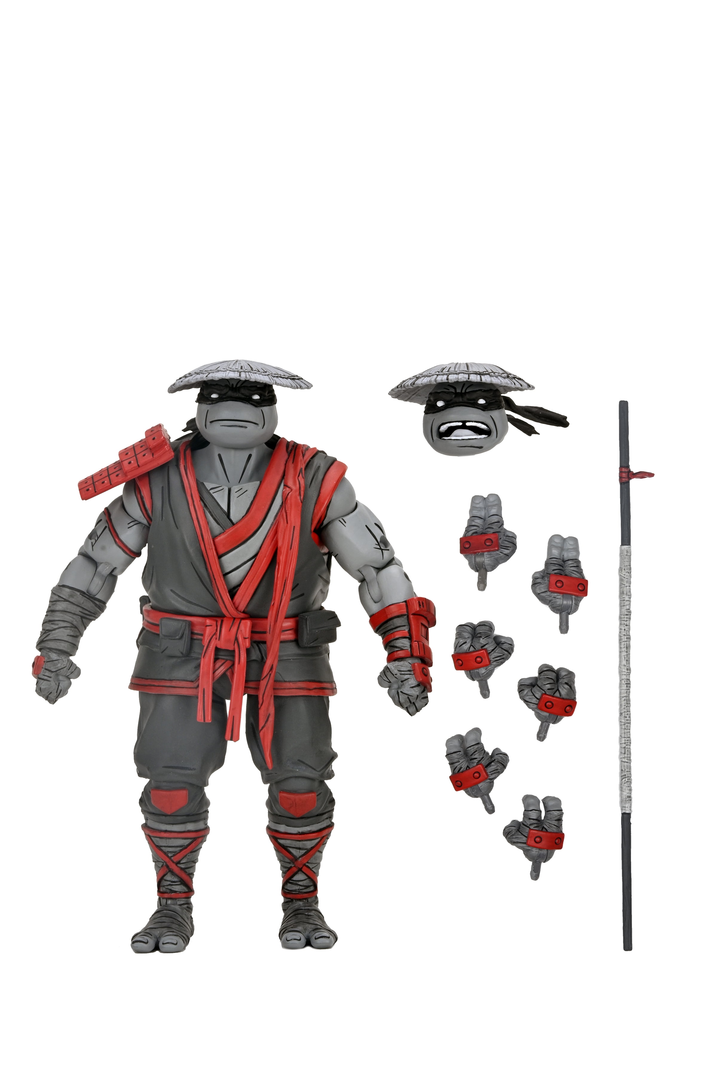 NECA Teenage Mutant Ninja Turtles: The Last Ronin - The Lost Years Donatello Action Figure with Interchangeable Heads and Hands (7")