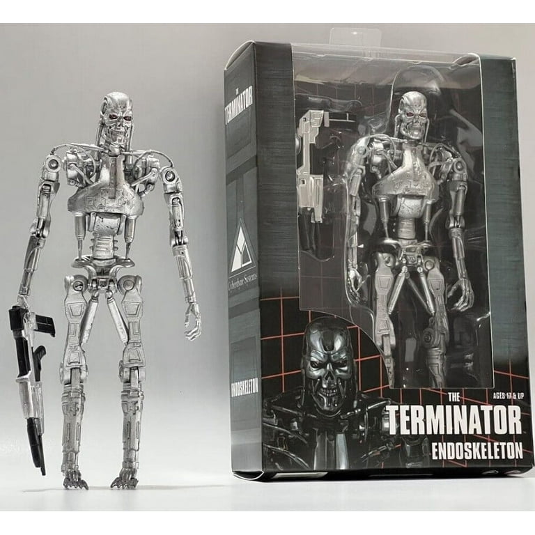 NECA Terminator 2 Judgment Day 7 T-800 Endoskeleton Arnold Action Figure  Model