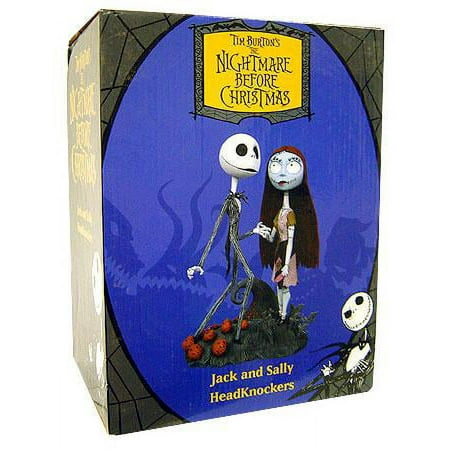 NECA The Nightmare Before Christmas Jack & Sally Head Knockers