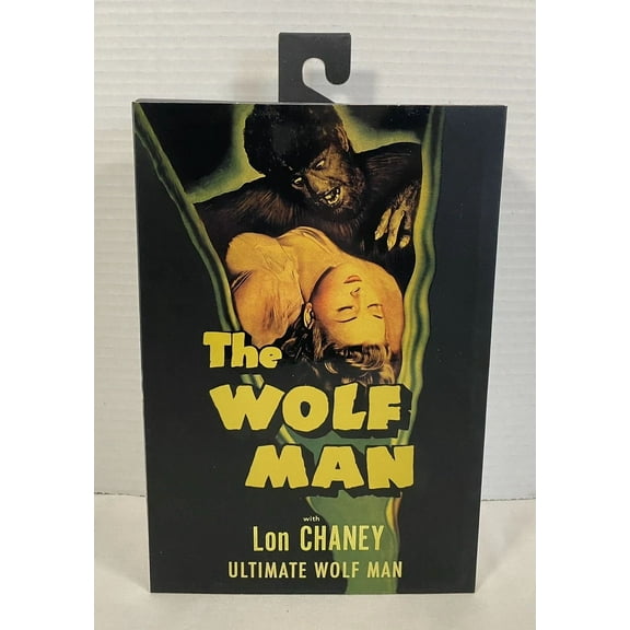 NECA The Wolf Man Black & White Ultimate 7" Action Figure Universal Monsters
