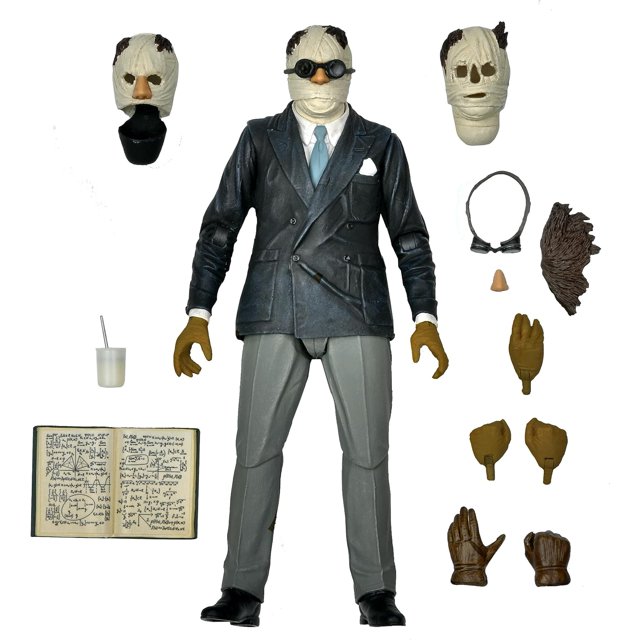 NECA Universal Monsters 7” Scale Action Figure Ultimate Invisible