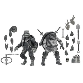 NECA Universal Monsters/TMNT Leonardo as The Hunchback & Raphael as The Wolfman 2 Pack