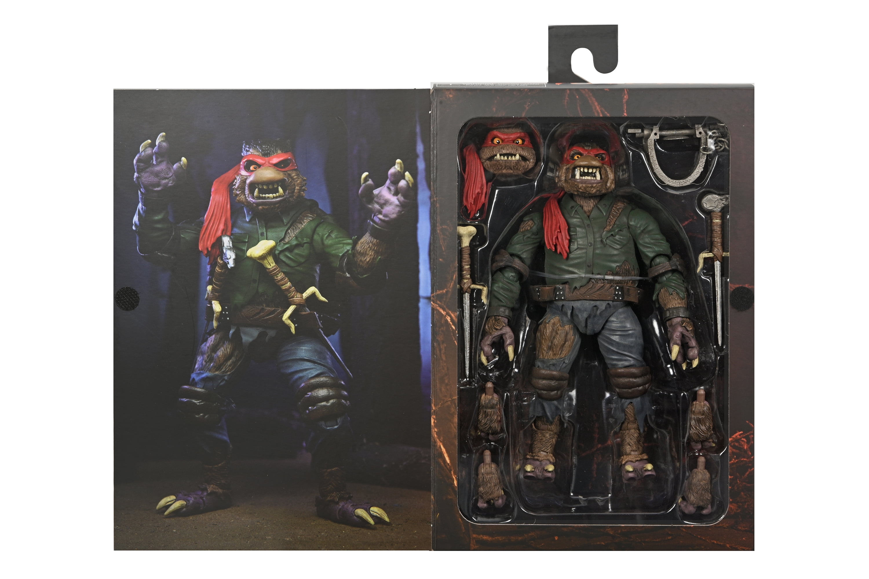 NECA Universal Monsters/Teenage Mutant Ninja Turtles Raphael as The Wolfman 7" Scale Action Figure