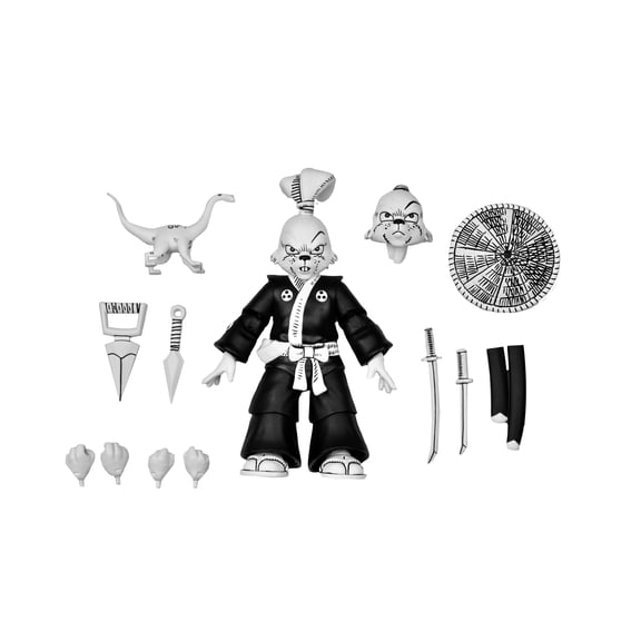 NECA - Usagi Yojimbo - Ultimate Usagi Yojimbo Black & White 7" Action Figure