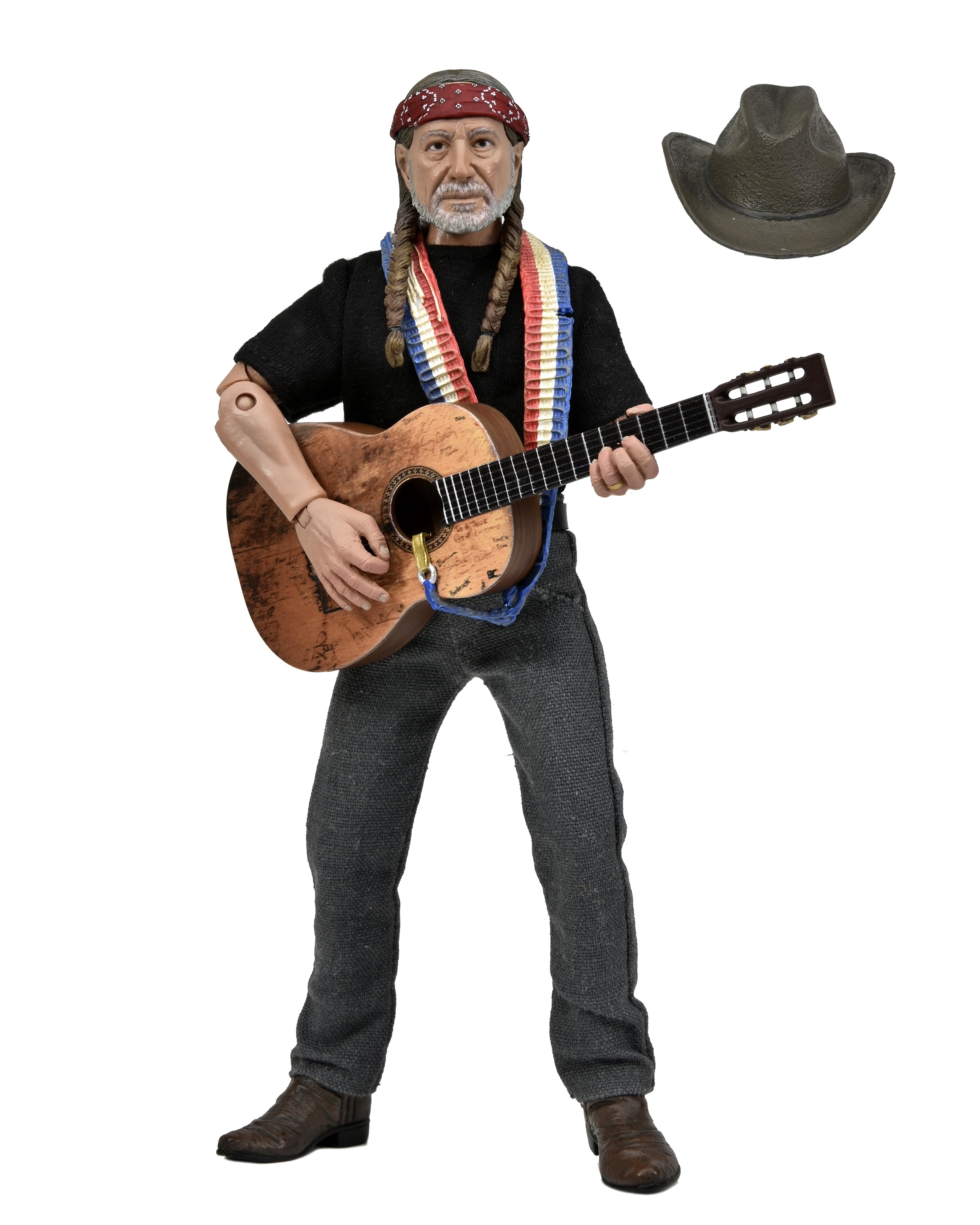 NECA Willie Nelson 8 Inch Clothed Series Action Figure Doll