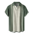 thumbnail image 1 of NECHOLOGY Big And Tall T Shirts for Men 3xlt Mens Printed Hawaiian Shirts Short Sleeve Button Corduroy Button down Men Green Medium, 1 of 5