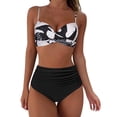 thumbnail image 1 of NECHOLOGY Bikini Zone Women's Plus Size Swim Shorts High Waisted Swimsuit Bottoms with Pocket V Slit Swimwear Boardshorts White 100% Polyester, 1 of 5