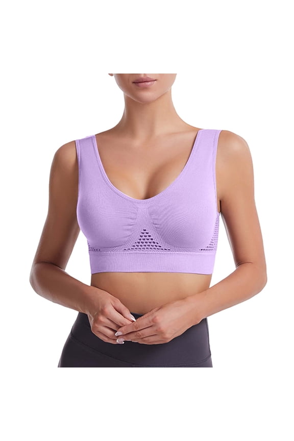 Bras For Women Push Up Women's Cloud 9 Super Soft Wireless Lift Comfort Bra B X-Large