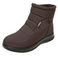 thumbnail image 1 of NECHOLOGY High Heel Boots for Women Wide Width Women's Colorblock Short Wedges Thick Soled Fashion Womens Lace up Boots Brown 8, 1 of 5