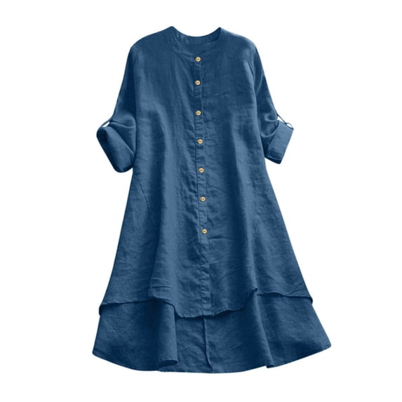 NECHOLOGY Iron On For T Shirts Womens Summer Tops V Neck Ruffle Sleeve T Shirts for Women Loose Fit Blue Medium