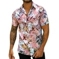 thumbnail image 1 of NECHOLOGY Men's Casual Button-Down Shirts Pocket T Shirts For Men Men's Western Cowboy Short Sleeve Pearl Snap Casual Plaid Work Shirts, 1 of 5