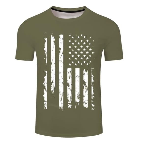 NECHOLOGY Mens Graphic T-Shirts T-Shirt For Men Regular Fit Black Army Green X-Large