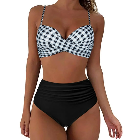 NECHOLOGY Triangl Bikini Dupes Swim Shorts Women Boyshort Swim Bottoms Tummy Control Bathing Suit Bottoms Tankini Swimsuit Board Shorts Grey 100% Polyester