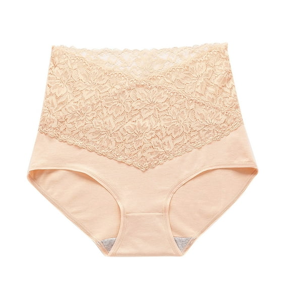 NECHOLOGY Vibrating Pantie's with Control Women Solid Color Cotton V Neck High Waist Remote Panties for Women Pleasure Underpants C Medium