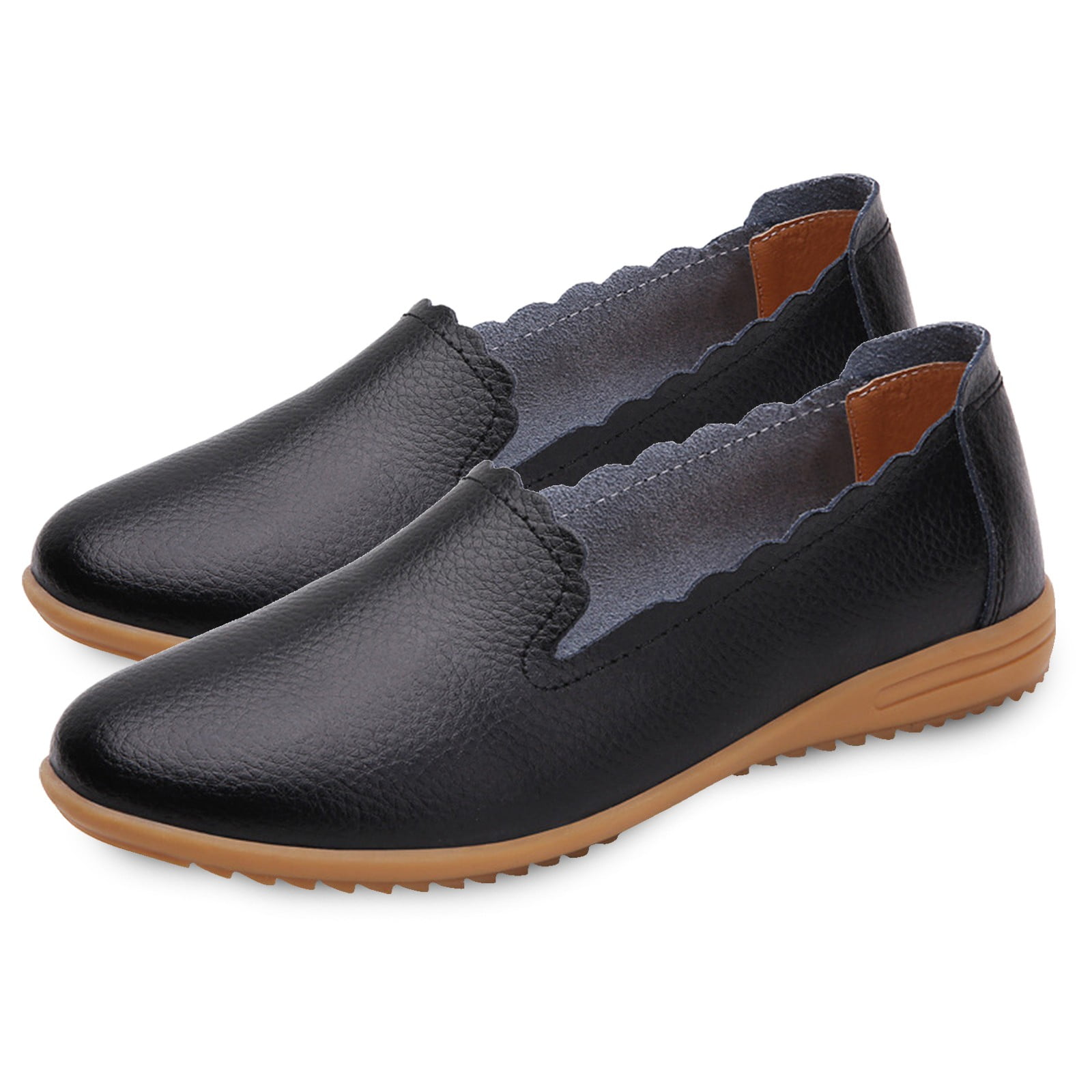 NECHOLOGY Women's Casual Shoes Wide Width Women Shoes Small White Shoes