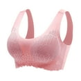 thumbnail image 1 of NECHOLOGY Womens Bras Adhesive Bra Strapless Sticky Invisible Push up Silicone Bra for Backless Dress with Nipple Covers Pink XX-Large, 1 of 3