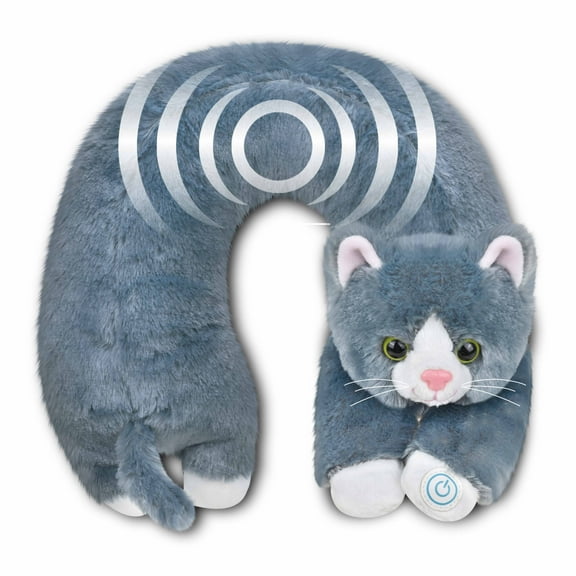 Health Touch Neck Massaging Massager Gift with Relaxing Vibration- Cat