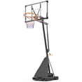 thumbnail image 1 of NEDYO 44" Portable Basketball Hoop Outdoor with Quick 5.25-10ft Adjustable, HDPE Backboard Material, 1 of 8