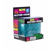 Schylling NeeDoh Nice Cube Glitter & Glow Squishy Fidget Cube, 1 Random Color