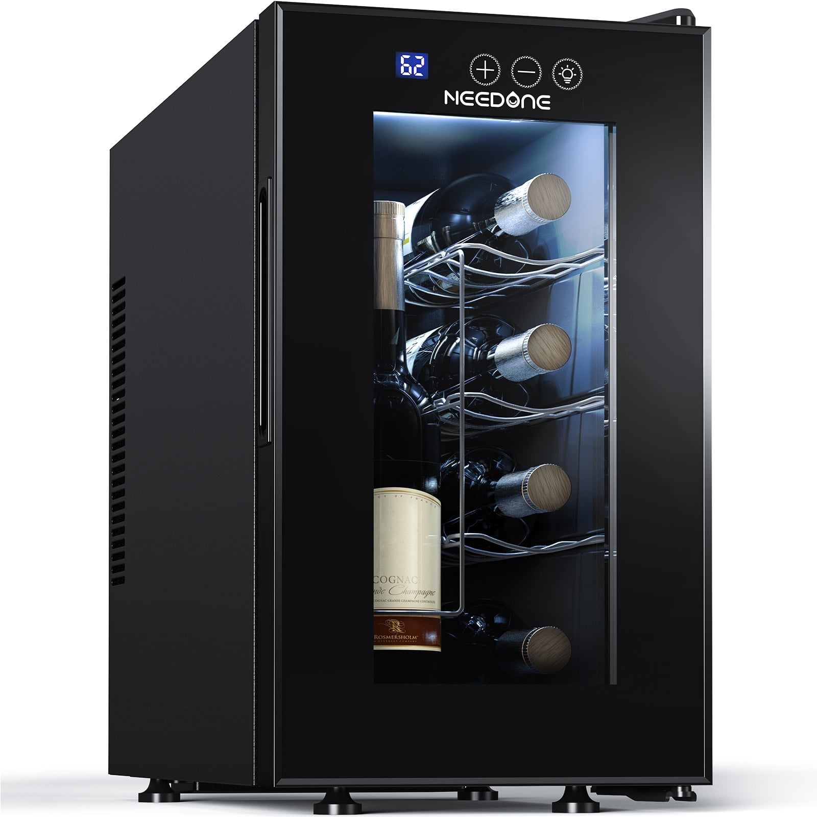 Needone 8-bottle Wine Cooler, Thermoelectric Fridge, Energy Efficient 