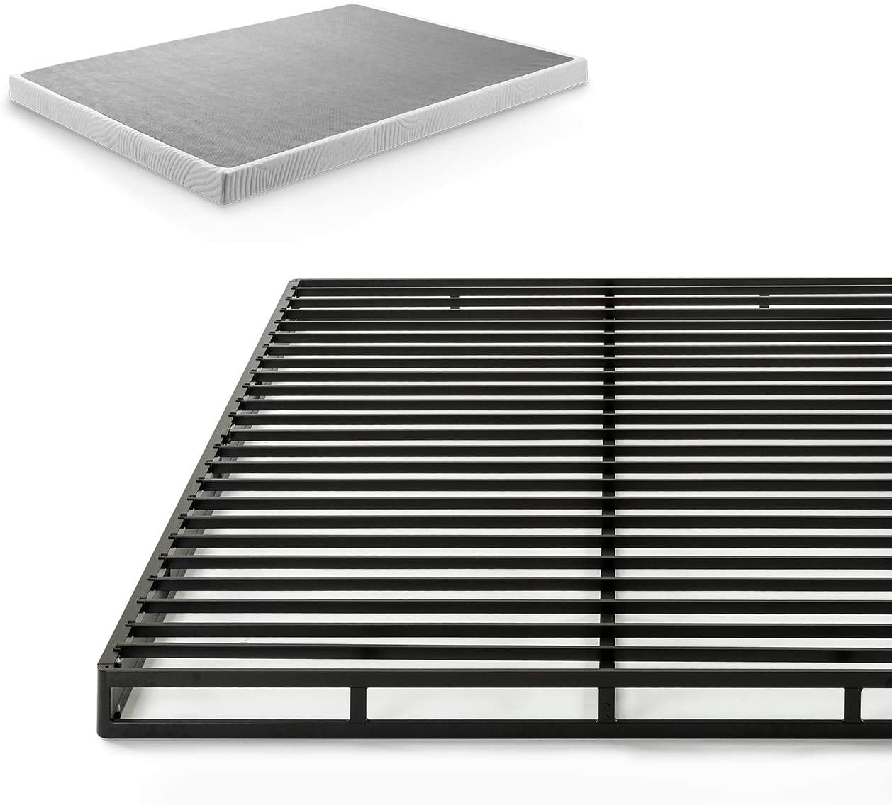 NEEDTEE Quick Lock Metal Smart Box Spring, 4 Inch Mattress Foundation, Strong Metal Structure