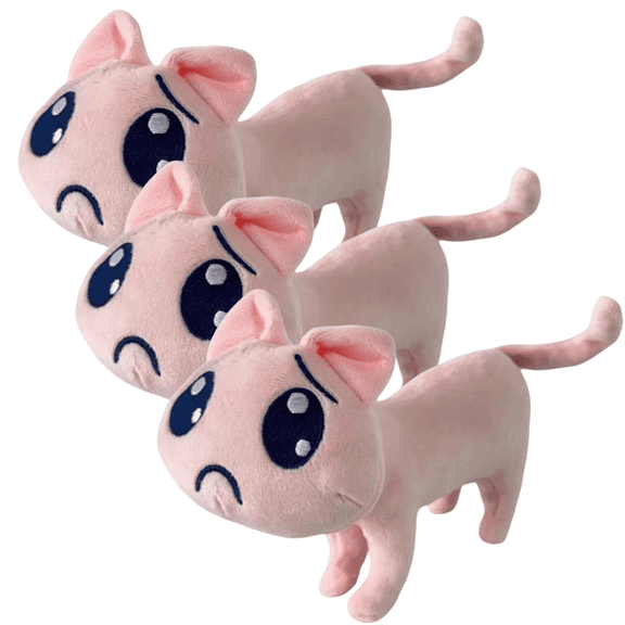 NEEDY GIRL OVERDOSE - 3PCS Cute Cat Plush Toys, Cute And Quirky Cat Plush Toy Creative Gift 7.87 Inch, Cat Stuffed Toys, Cat Stuffed Animals, Cat Plushies, Cute Stuff, Best Gifts