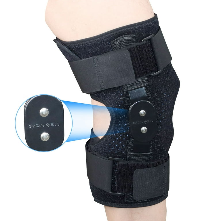 NEENCA Brand Stabilizing Hinged Knee Brace, Adjustable,joint pain relief,  injury recovery.