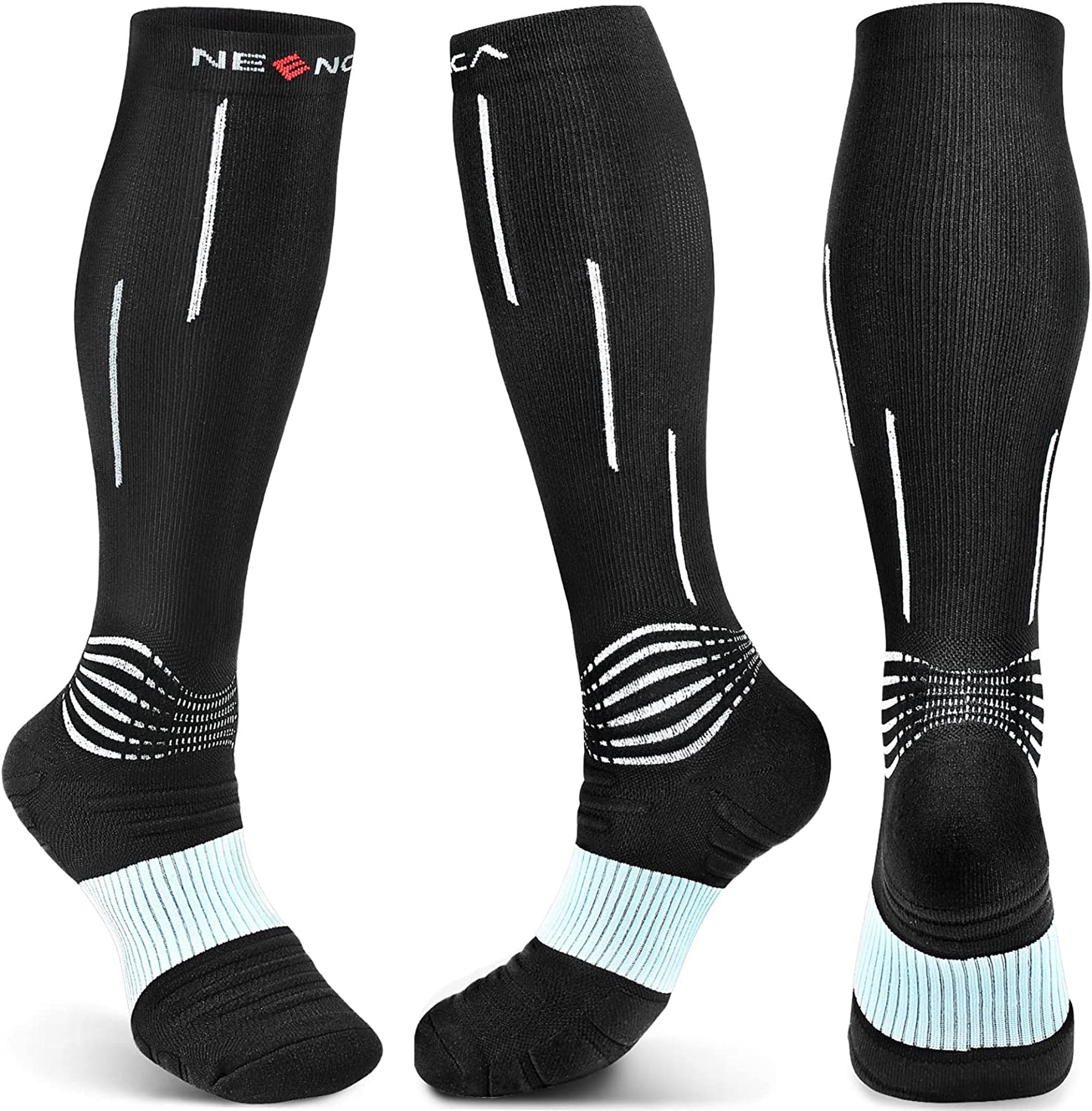 NEENCA Compression Socks for Women Men, 20-30mmhg Circulation