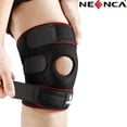 thumbnail image 1 of NEENCA Knee Brace with Side Stabilizers & Open Patella, Adjustable Straps Knee Support Wrap for Knee Pain,Running,Meniscus Tear,ACL,Joint Pain Relief, Injury Recovery,Sports, 1 of 9