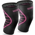 thumbnail image 1 of NEENCA 2 Pack Knee Braces for Knee Pain, Knee Compression Sleeve for Men and Women,for Knee Pain Relief Joint Support-L, 1 of 6